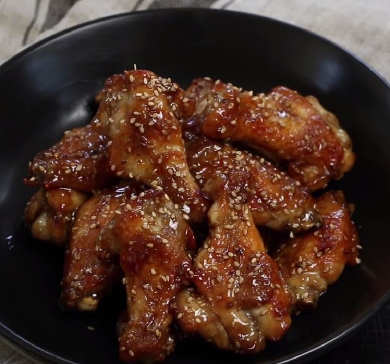 Asian Sesame Chicken Wings Recipe Hot Wing Fanatics